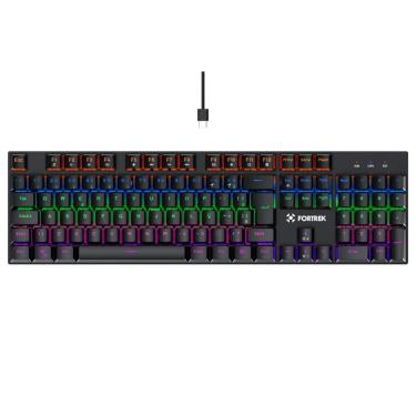 Imagem de Teclado Mecânico Fortrek Gravity 100% USB-C Switch Red RGB