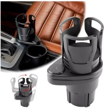 Imagem de Porta Copos Duplo Multifuncional Regulável Giratório - GXM