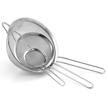 Imagem de Conjunto com 3 Peneiras em Aço Inox Cuisinart - CTG-00-3MS