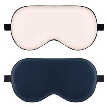 Imagem de Máscara de dormir VENMATE Real Natural Pure Silk com alça ajustável