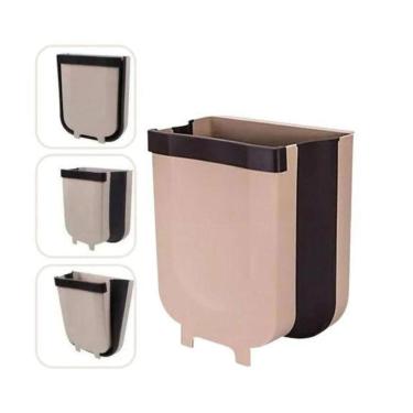 Imagem de Lixeira Retrátil Dobrável Portátil Para Cozinha Pia Carro