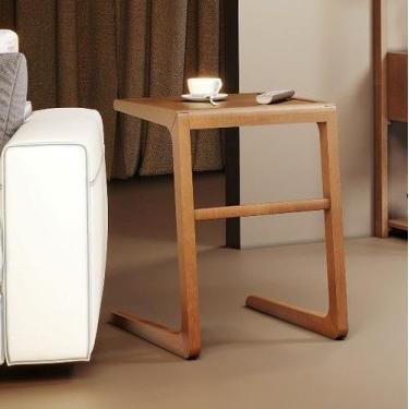 Imagem de Mesa Lateral Decorativa Madeira Maciça - Opala - Montanhês - Móveis Mo