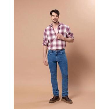 Imagem de Calca Jeans Masculina Denim Skkiny Com Elastano Classica Tradicional R