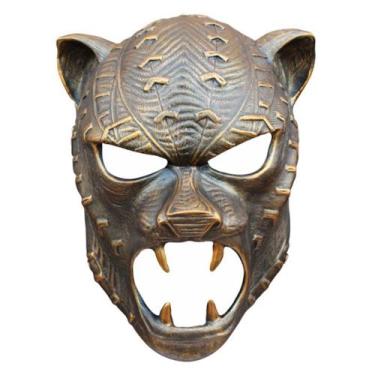 Imagem de Máscara de Halloween Cosplay Black Panthers, resina 440g - yiweisai