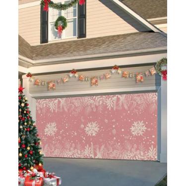 Imagem de Capa de banner de porta de garagem Cantando no Natal 183x396cm - Singi