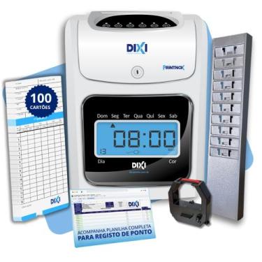 Imagem de Relogio Ponto Cartografico + 100 Cartoes + Chapeira + Fita - DIXI