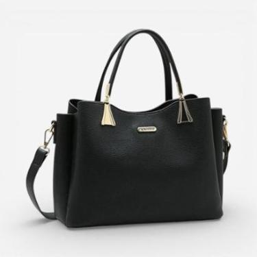 Imagem de Bolsa Feminina Chenson Mão Contemporâneo Preta-Feminino
