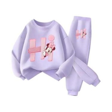 Imagem de Conjunto De Moletom Casual De Duas Peças Com Capuz E Calça De Manga Co