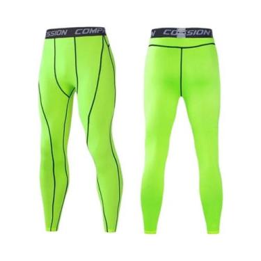 Imagem de Calças Leggings De Compressão Para Corrida Masculina, Calças Esportiva