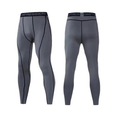 Imagem de Calças Leggings De Compressão Para Corrida Masculina, Calças Esportiva