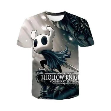 Imagem de Camisetas Casuais Infantis Com Desenhos Animados, Hollow Knight, Estam