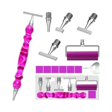 Imagem de Kit De Ferramentas Ergonômicas Para Pintura Diamante: Caneta Aplicador