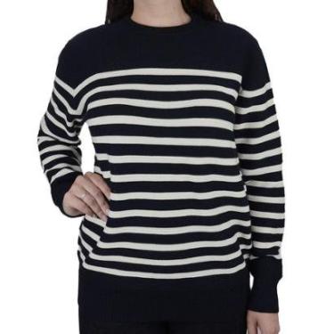 Imagem de Blusa Feminina Facinelli By Mooncity Tricot Preta - 651246-Feminino