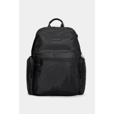 Imagem de Mochila Aramis Office em Couro alças ergonômicas Preto-Masculino