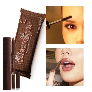 Imagem de Kit Fran Chocoeyes Franciny Ehlke Mascara Cilios Marrom e Lapis Multif