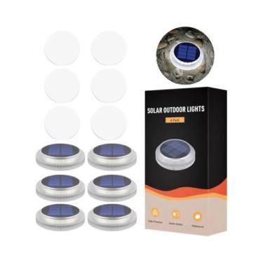 Imagem de Luzes De Solo Externas À Prova D'água Movidas a Energia Solar, Com Ace