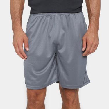Imagem de Bermuda Olympikus Mesh Basic Masculina, Cinza, M