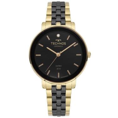 Imagem de Relógio Technos Feminino Ceramic-saphire Preto - 2035mzl-1p 2035mzl-1p