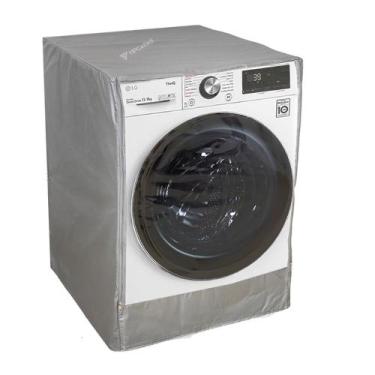Imagem de Capa Maquina Lava e Seca LG VC2 13 kg Abertura Frontal Transparente co