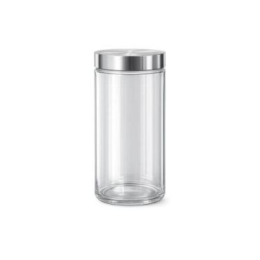 Imagem de Pote Vidro Multiuso 1700ml Tampa Inox Organizador Cozinha Despensa Rec