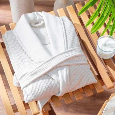 Imagem de Roupão D Luxe M Branco Kacyumara