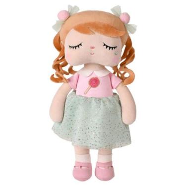 Imagem de Boneca Metoo de Pano 33cm Brinquedo Decoração Macia pra Bebê