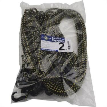 Imagem de Elastico Para Bagageiro Brasfort 2,00M Garra Pvc 7619 - Kit C/10