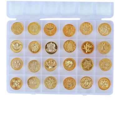 Imagem de Kit 24 Sinetes Decorativos Premium para Carimbo de Cera