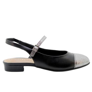 Imagem de Sapato Scarpin Beira Rio Slingback Glam, 36