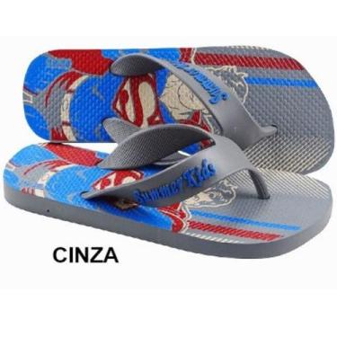 Imagem de Chinelo Criança Infantil Juvenil Confortável Menino Super Man - Summer