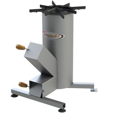 Imagem de Fogão a Lenha Portátil 1 Boca Itajobi 32145 em Aço Carbono com Mesa em Aço Inox com Vidro