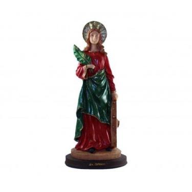 Imagem de Imagem Santa Catarina Escultura Resina Estátua 30 cm - Lua Mistica