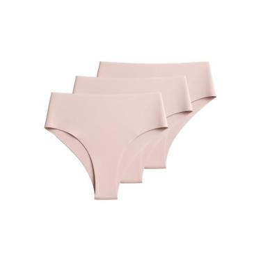 Imagem de Kit com 3 Calcinhas Fio Dental Hot Pant Liz 50255, Rosa, G