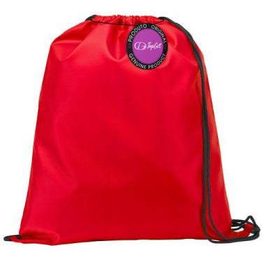 Imagem de Mochila tipo Saco Gym Sack em Nylon Dinky TopGet, Vermelho