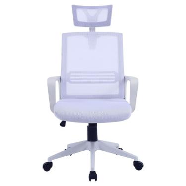 Imagem de Cadeira Escritorio Diretor Ergonomica Branco - MAXOFFICE