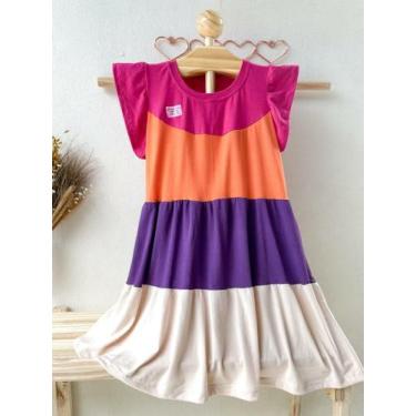 Imagem de Vestido Infantil Menina Tres Marias - Gueguinho, Pink, 10