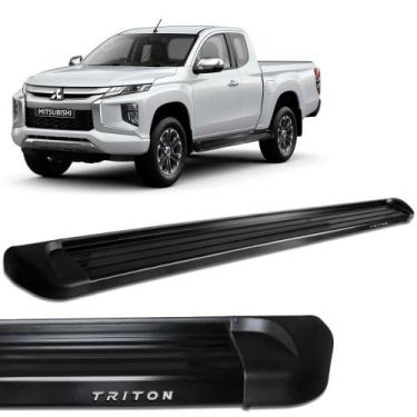 Imagem de Estribo Lateral L200 Triton Sport 2017 a 2021 Alumínio Preto - Track