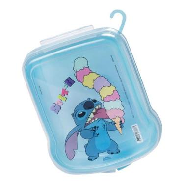 Imagem de Sanduicheira Stitch Azul Porta Lacnhes Escolar - Plasútil - Plasutil I