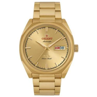 Imagem de Relógio Orient NH3GG008C1KX Masculino Automático 3 Estrelas Dourado co