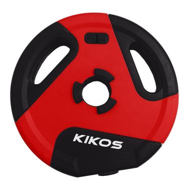 Imagem de Anilha Style Cement Ps 1kg para Treino em Academias com Revestimento Emborrachado Kikos