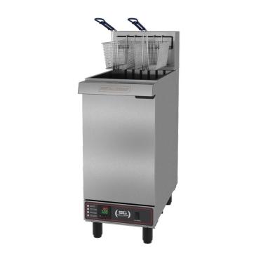 Imagem de Fritador Elétrico Industrial Fao 2 C T Prm 380t 25L Óleo 5L Água 380V Trifásico com 2 Cestos Metalcubas