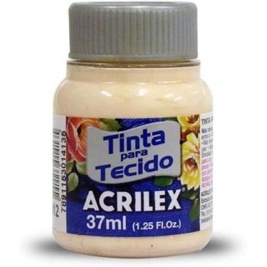 Imagem de Tinta de tecido 37ml Acrilex  Salmão Bebê 812 Tinta de tecido 37ml Acr