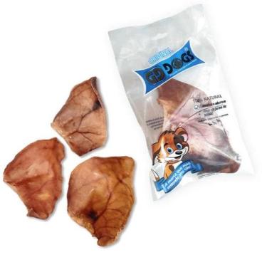 Imagem de Petisco para Cães GDDOGS Orelha Suina 1 pç - Snack para Cachorro