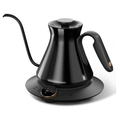 Imagem de Chaleira elétrica Cocinare Soulagues 0,6L bico pescoço de ganso tela colorida controle de temperatura 1500W 110V