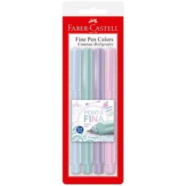 Imagem de Caneta hidrográfica Fine Pen Colors Pastel FPB/TPZF com 4 unidades - F