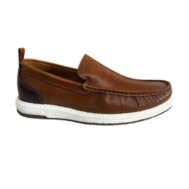 Imagem de Sapato Mocassim Democrata Easy Flop Pulse 610101, Conhaque, Tabaco, 41