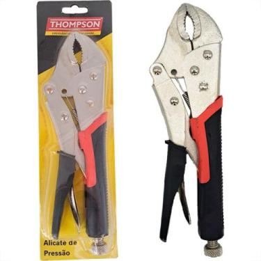 Imagem de Alicate Pressao Thompson Cabo Emborrachado Curvo 10'' - MAC FER