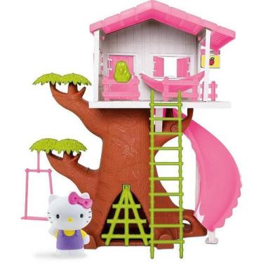 Imagem de Casinha De Boneca Hello Kitty Casa Na árvore Com Acessórios