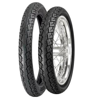 Imagem de Par Pneu Levorin 80/100-18 + 90/90-18 TT Matrix moto Honda