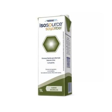 Imagem de Isosource Soya Fibras Nestlé 1L - Dieta Enteral Completa c/Fibras S/Gl